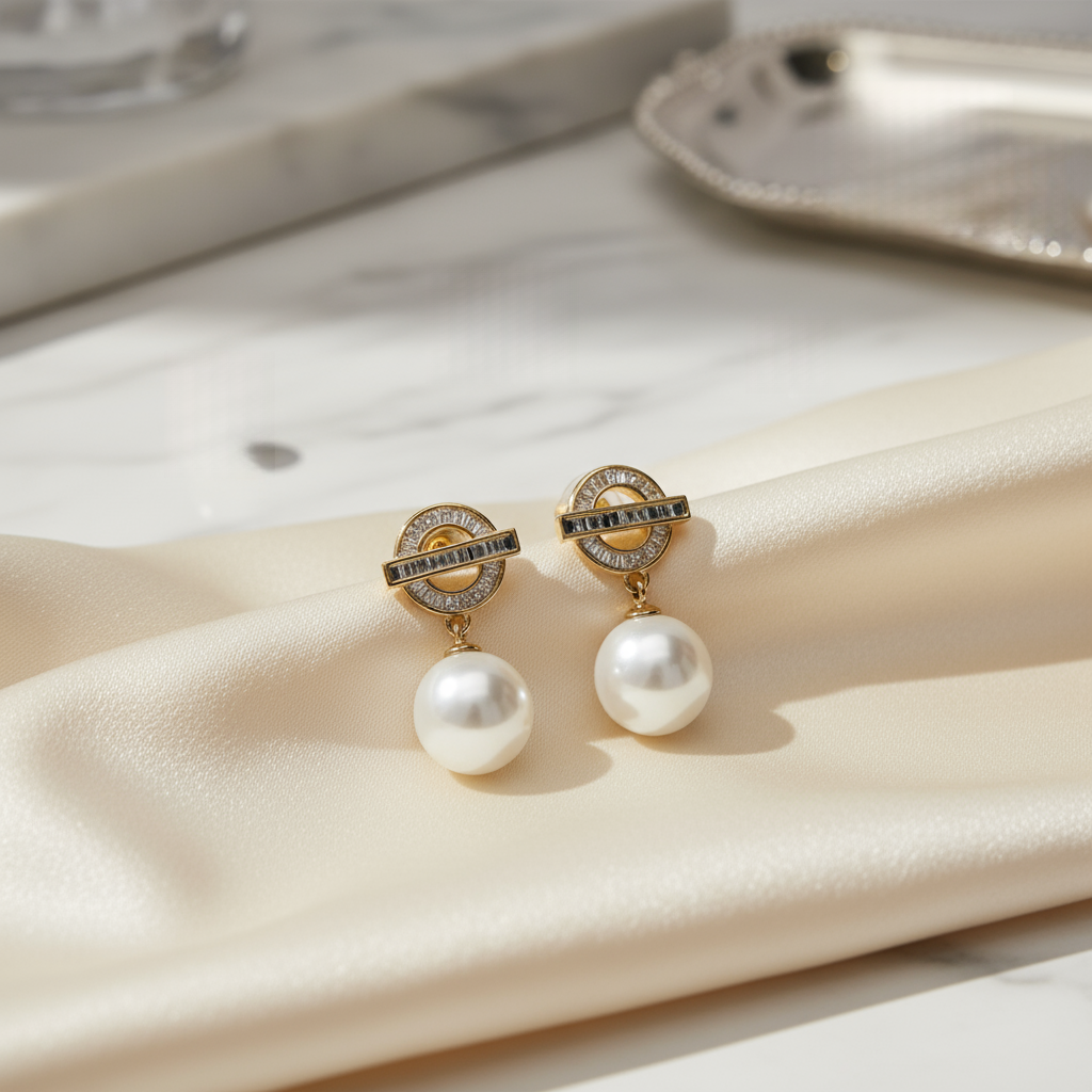   时尚法式复古耳钉QQJZ~133