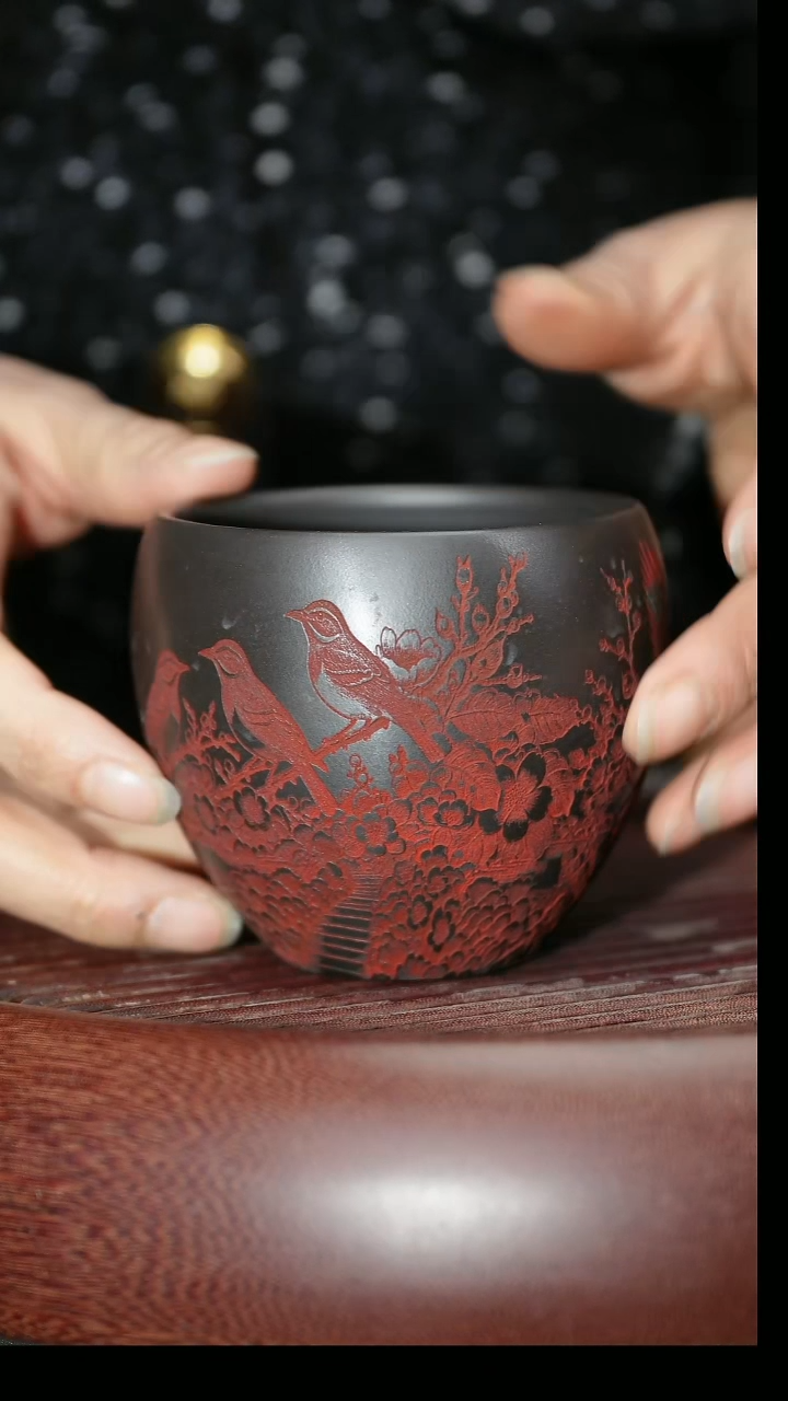 茶杯紫砂紫砂主人杯福利放漏