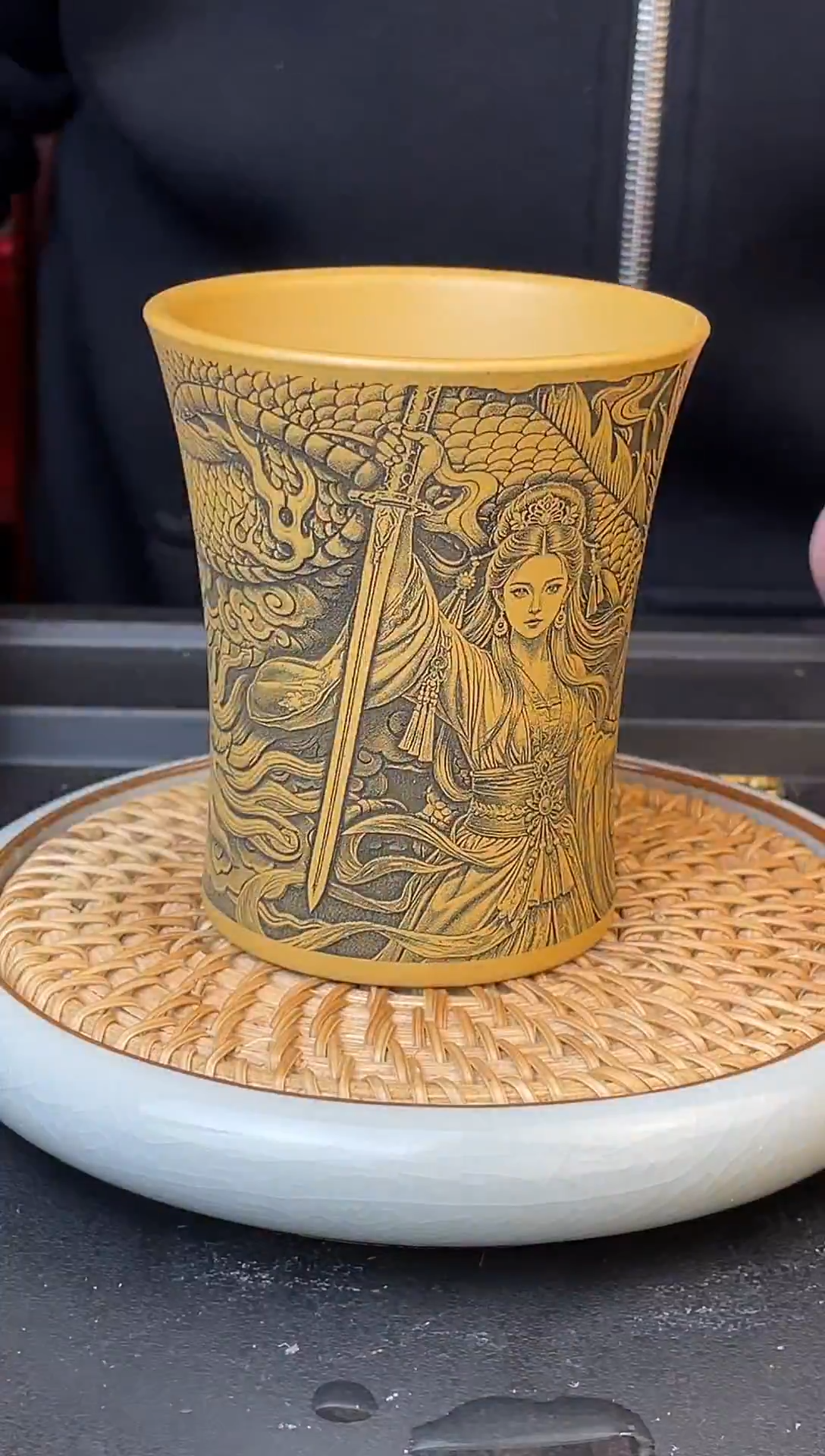 龙姬  黄金朱泥  主人杯