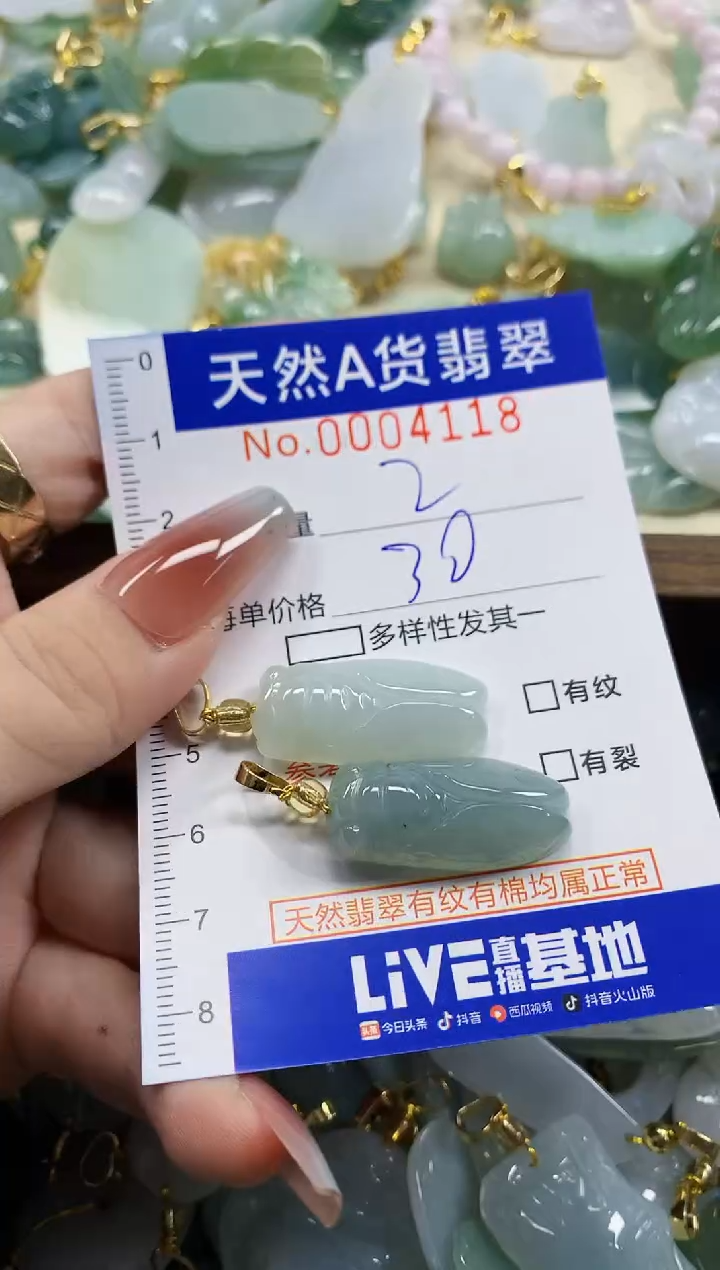 颈饰未镶嵌翡翠S*P天然A货翡翠