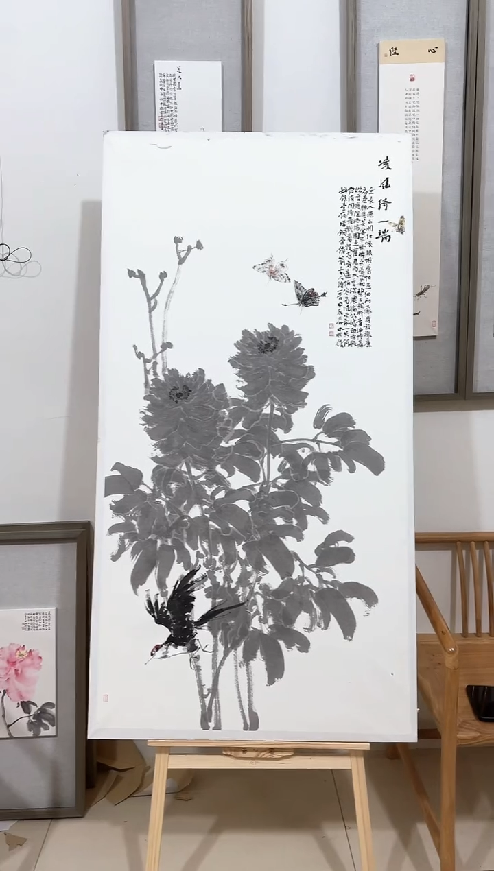 【闪购商品】折扇1新院体文人画领军人-陈中林