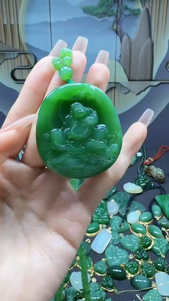 【闪购商品】和田玉挂件未镶嵌1