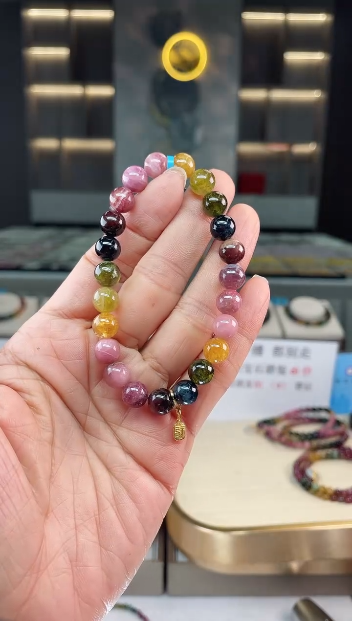 【闪购商品】碧玺单圈手串未镶嵌（多样性发一条）Q