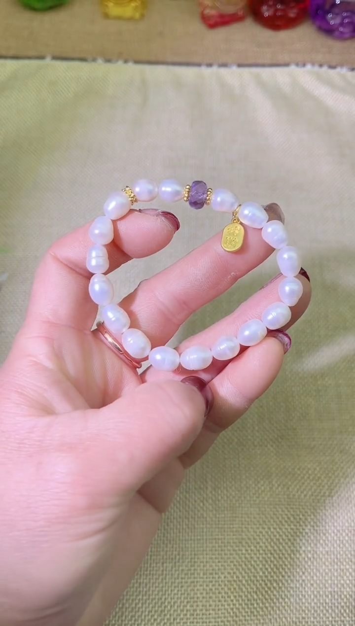 【闪购商品】淡水珍珠手绳未镶嵌多样性发拍一发一