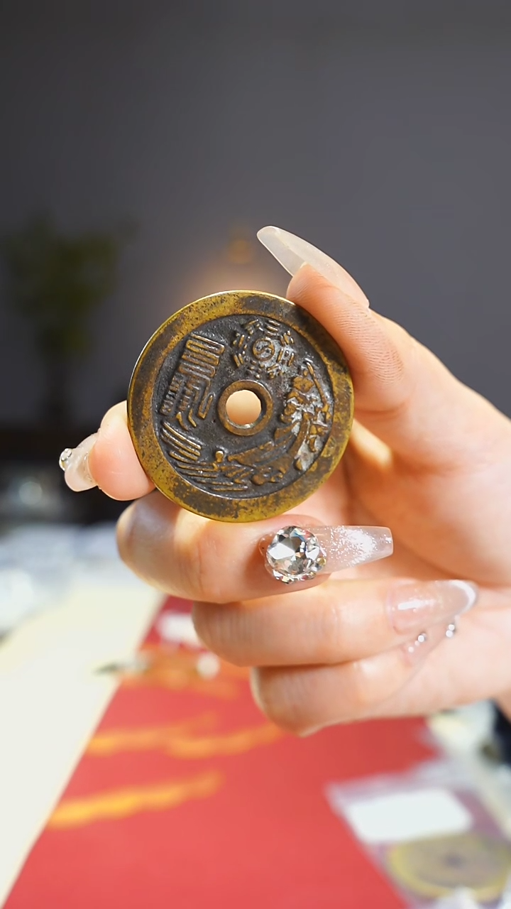 【闪购商品】铜山鬼背老君执剑/3.8cm/0374