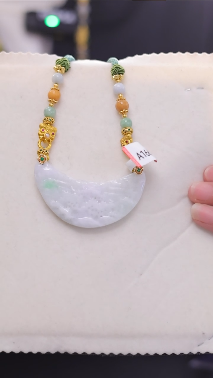 【闪购商品】翡翠颈饰未镶嵌24小时发货质保A货
