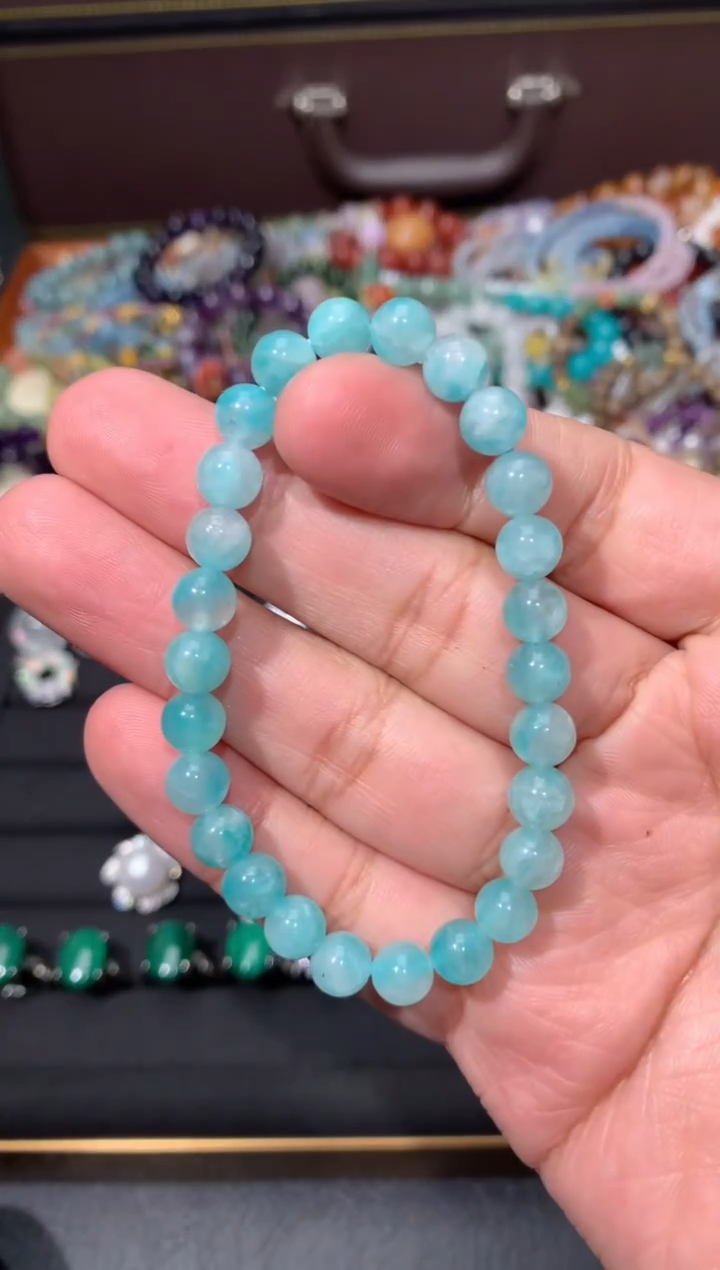 未镶嵌手链天河石K46【多样性发其一】