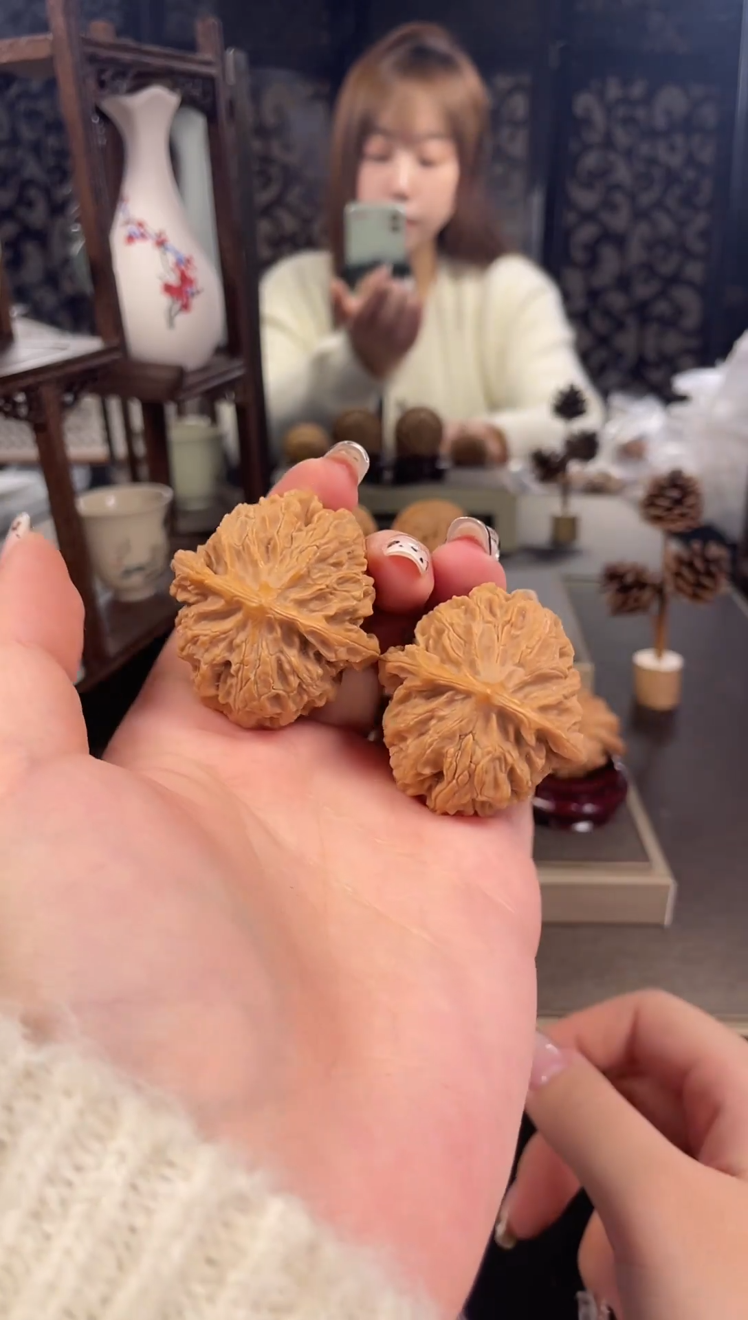 【闪购商品】文玩核桃把件苹果园40尺-15