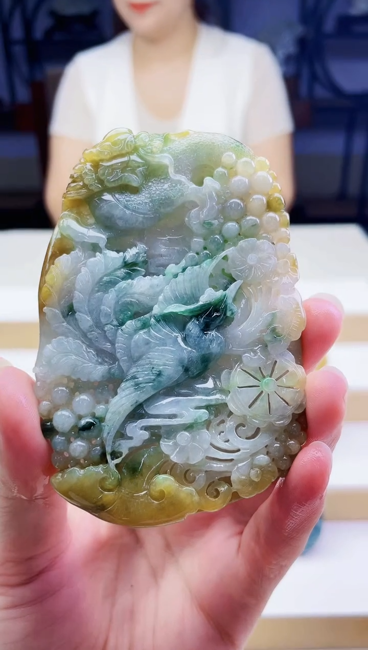 未镶嵌定制翡翠毛货09300032