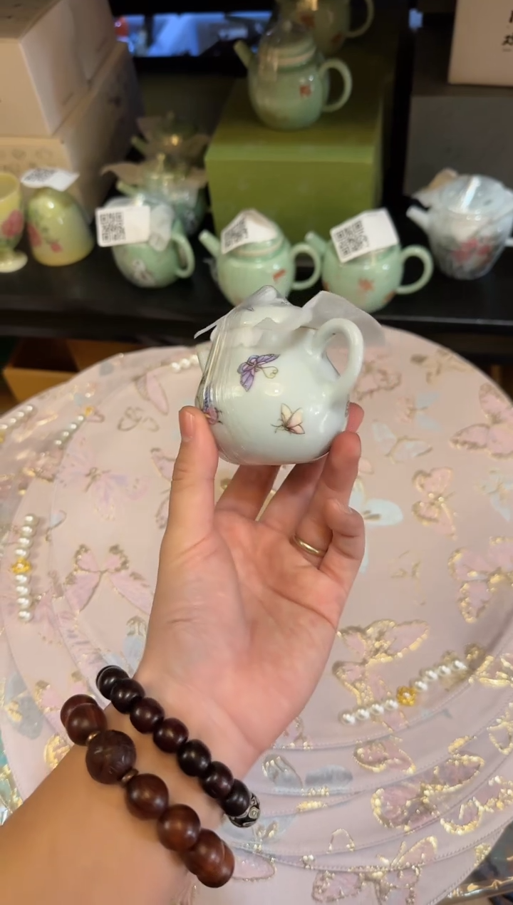 【闪购商品】瓷片茶壶大碗茶的茶器