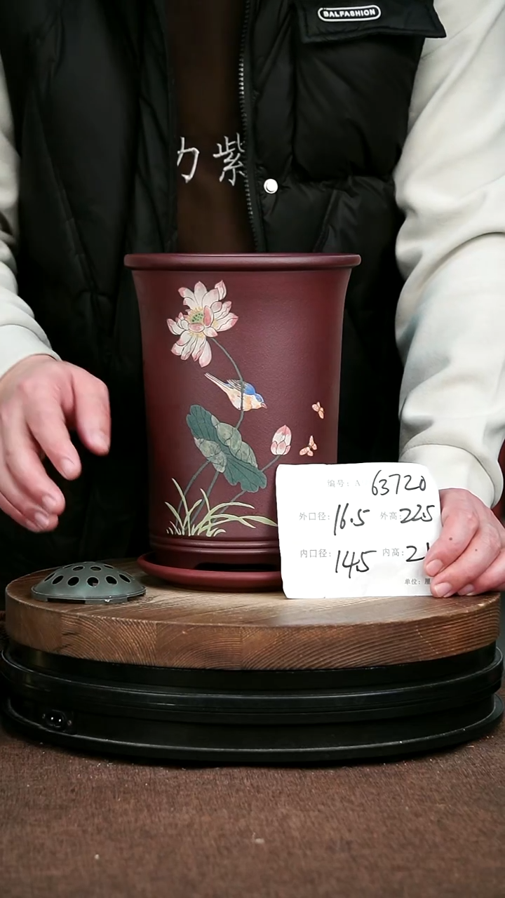 紫砂花盆花卉园艺63720+Z