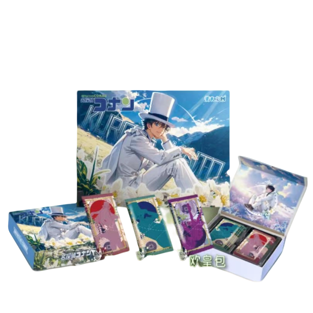 【三盒浮浮】《萤火文创》名侦探柯南拾趣春光系列盲盒卡牌收藏