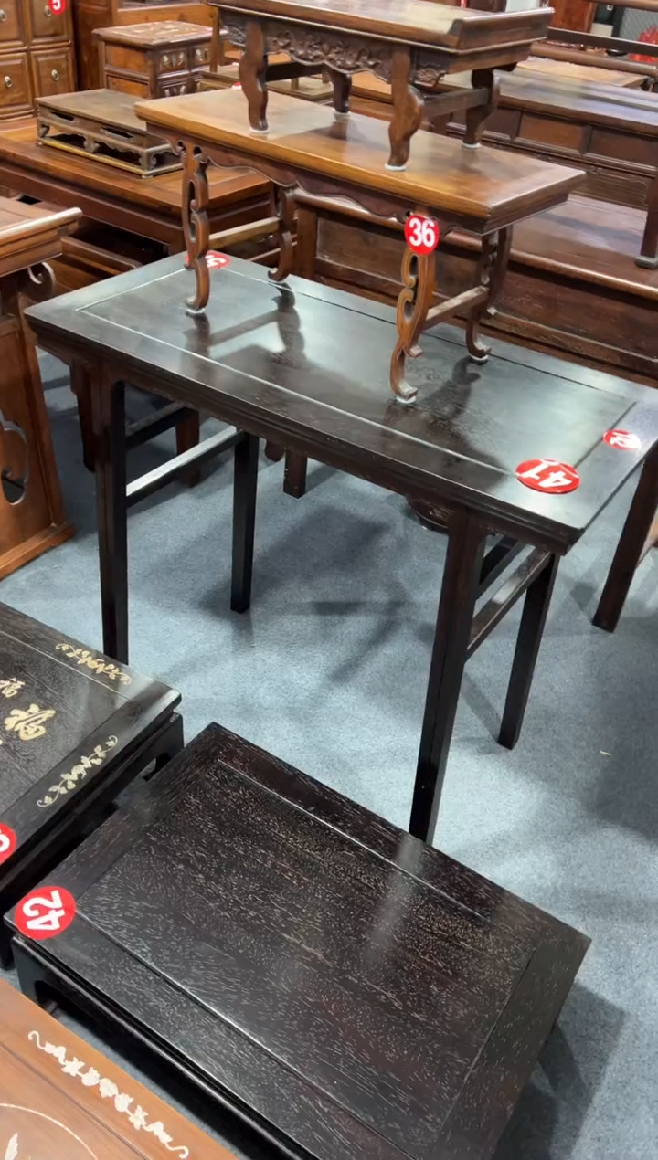 木～*陈木 非洲紫檀长条案条桌