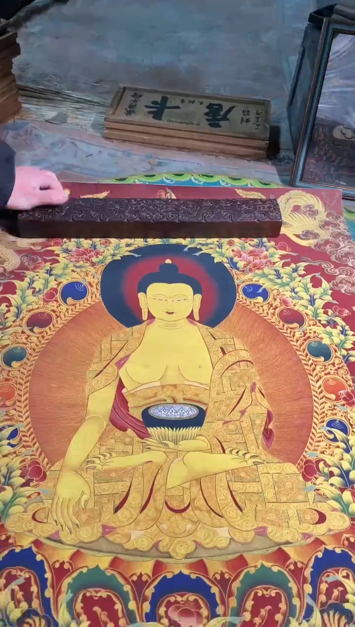 卷轴画天天的唐卡tk160
