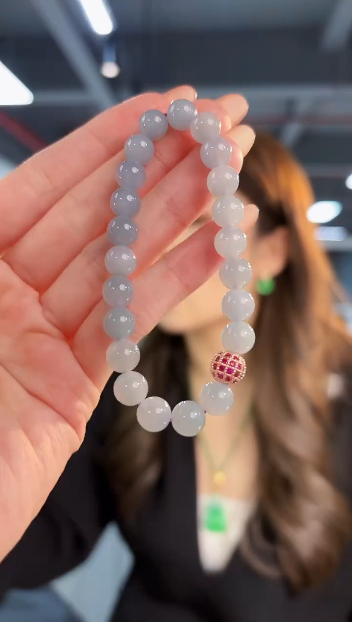 【闪购商品】翡翠手串未镶嵌缅料A货/支持复检/一件