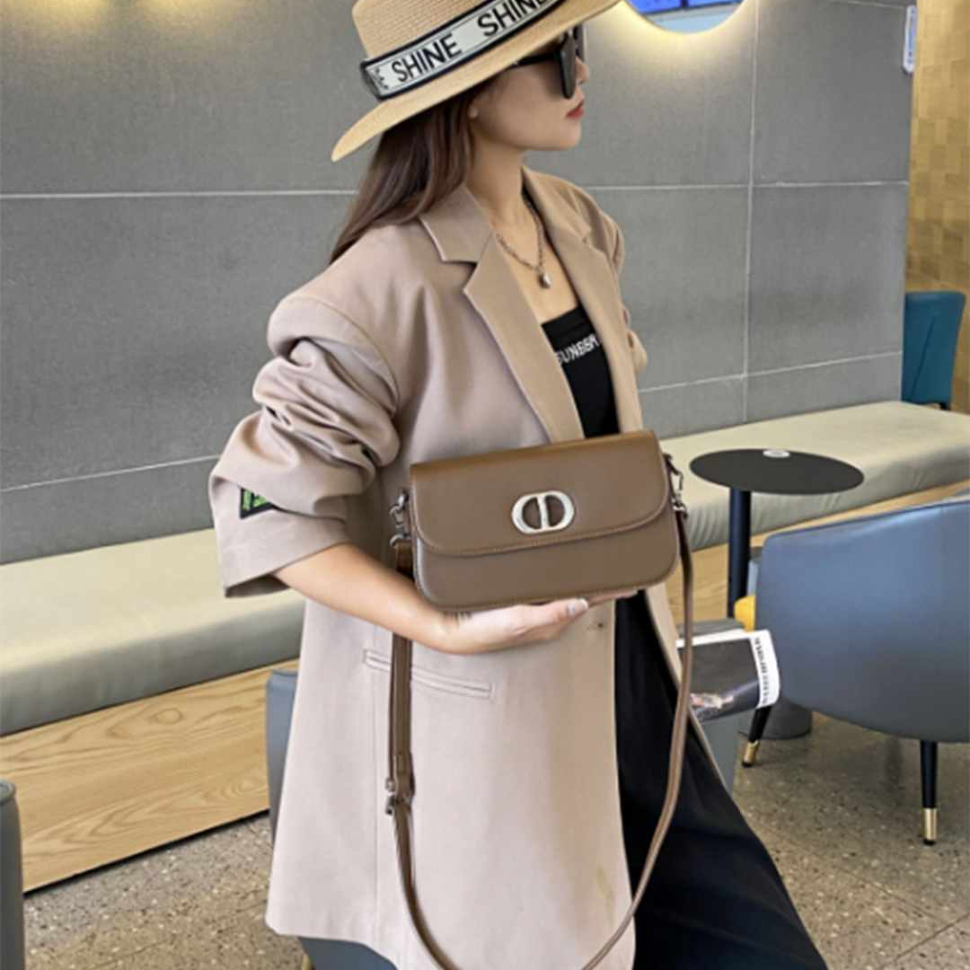 【YI CHEN】SKL-8002-枯木色-高定轻奢时尚百搭潮流女神包包