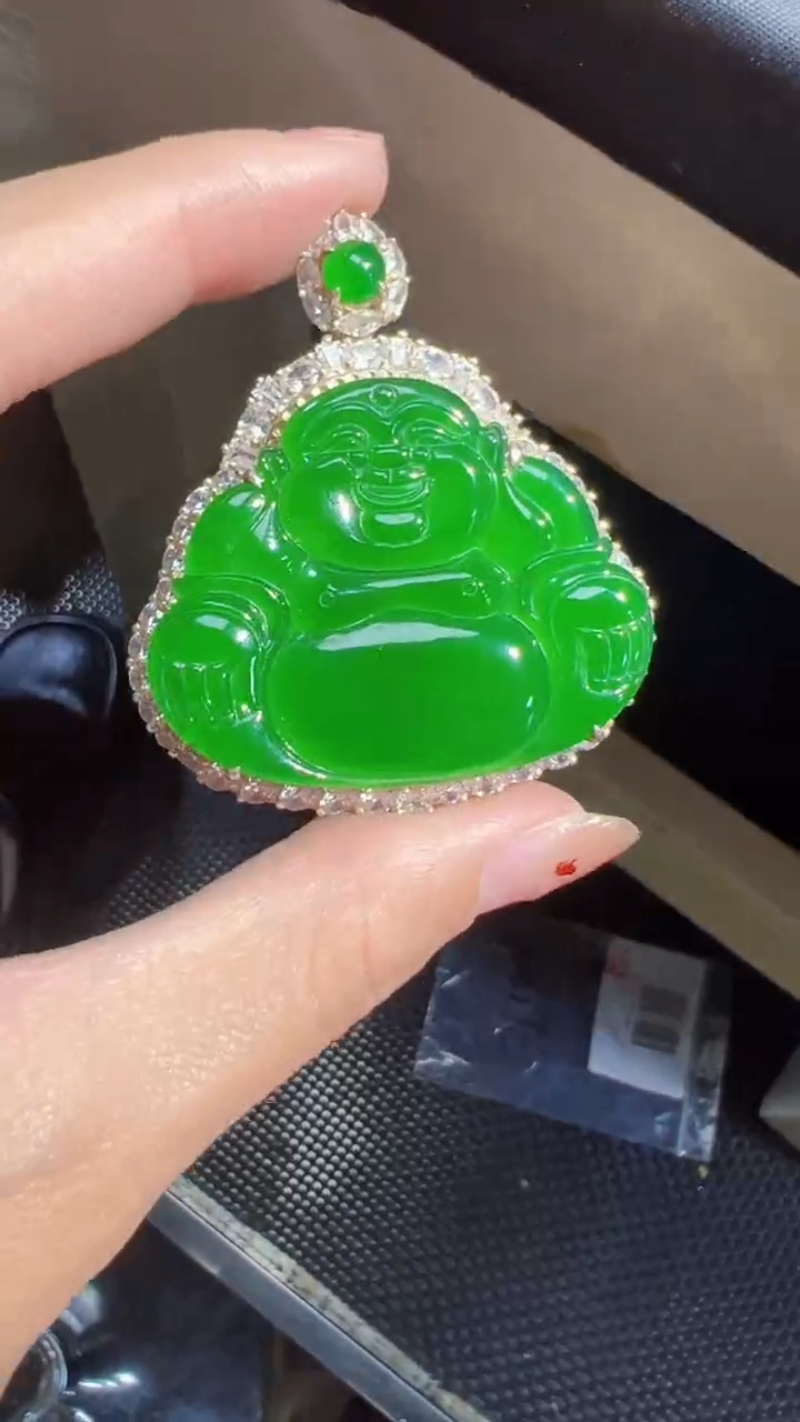 【闪购商品】定制翡翠未镶嵌佛公1