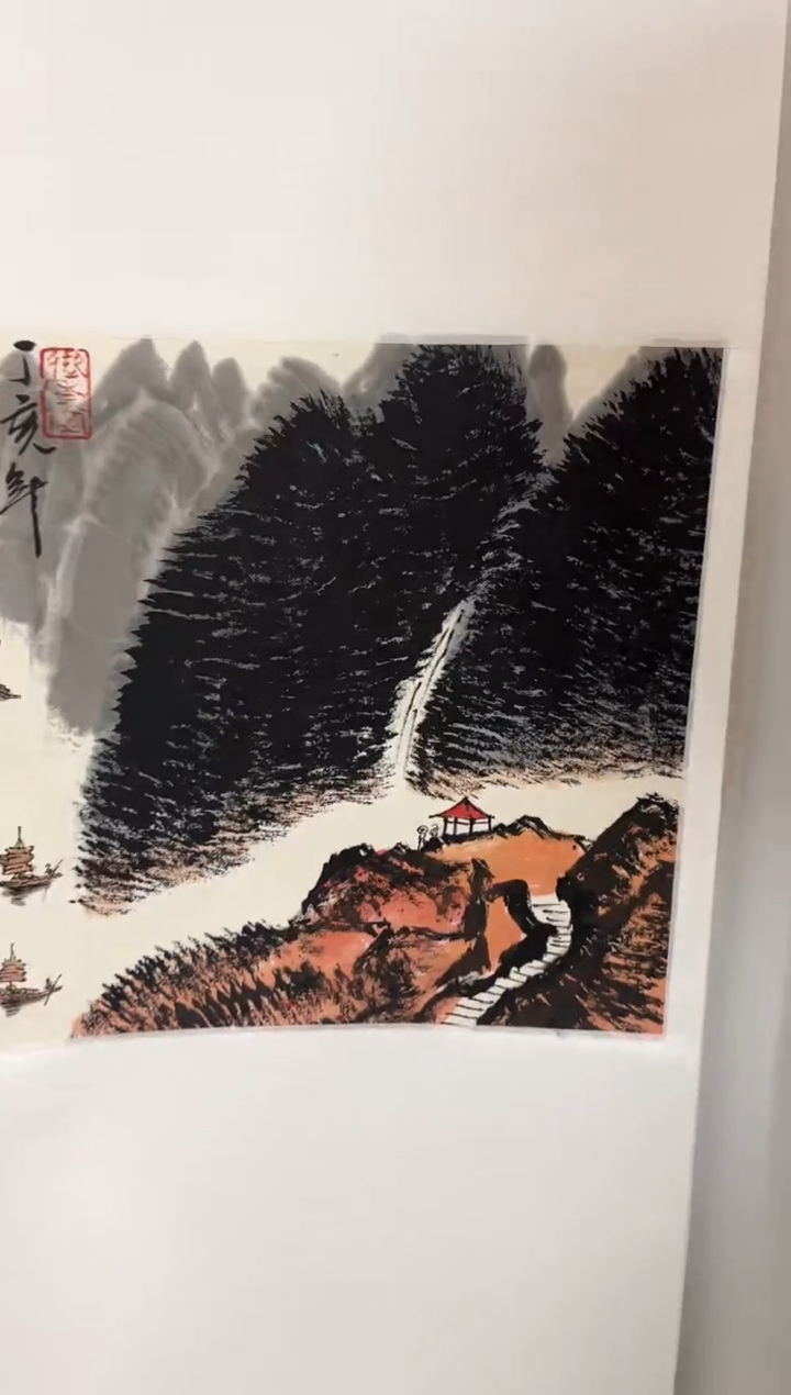 【闪购商品】绘画秦默-国画-1平尺-卷轴-山水