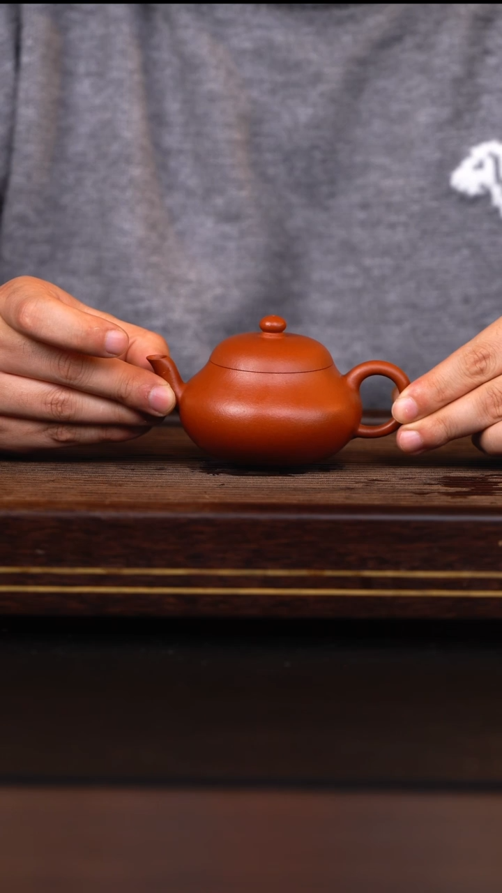 茶壶紫砂大红泥君德