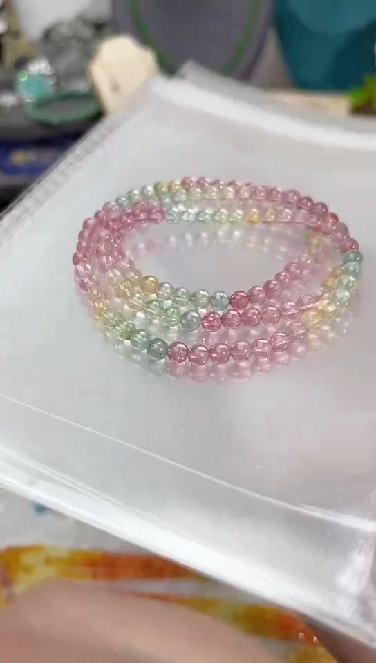 【闪购商品】碧玺手链未镶嵌马卡龙2200