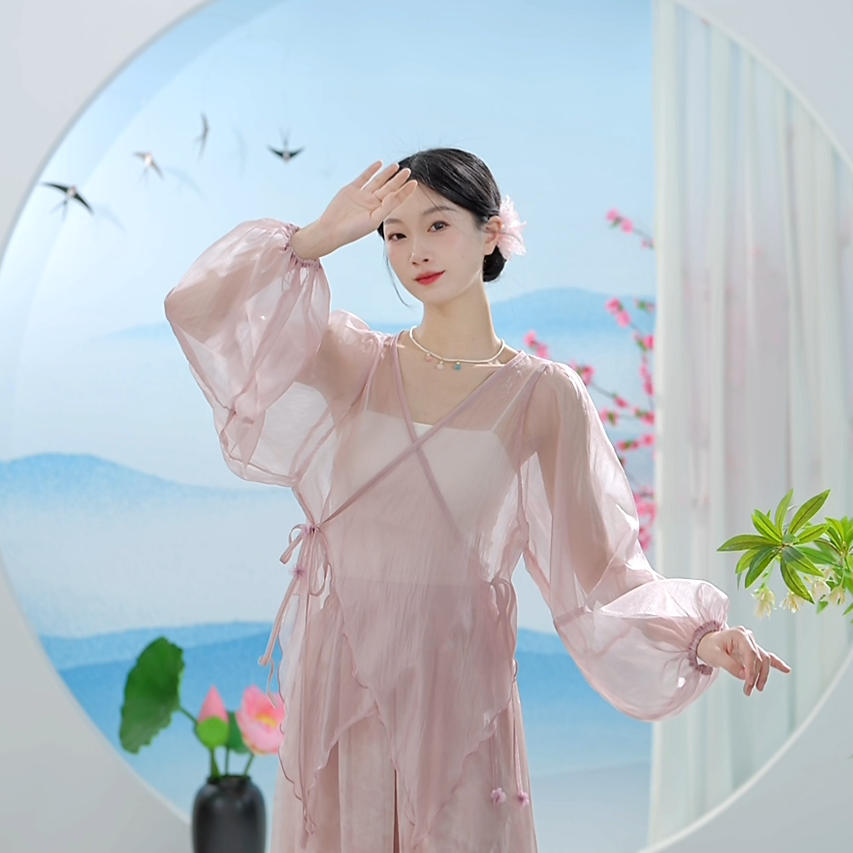 3559 D舞蹈服女现代成人上衣练功日常跳舞专用罩衫形体古典专业