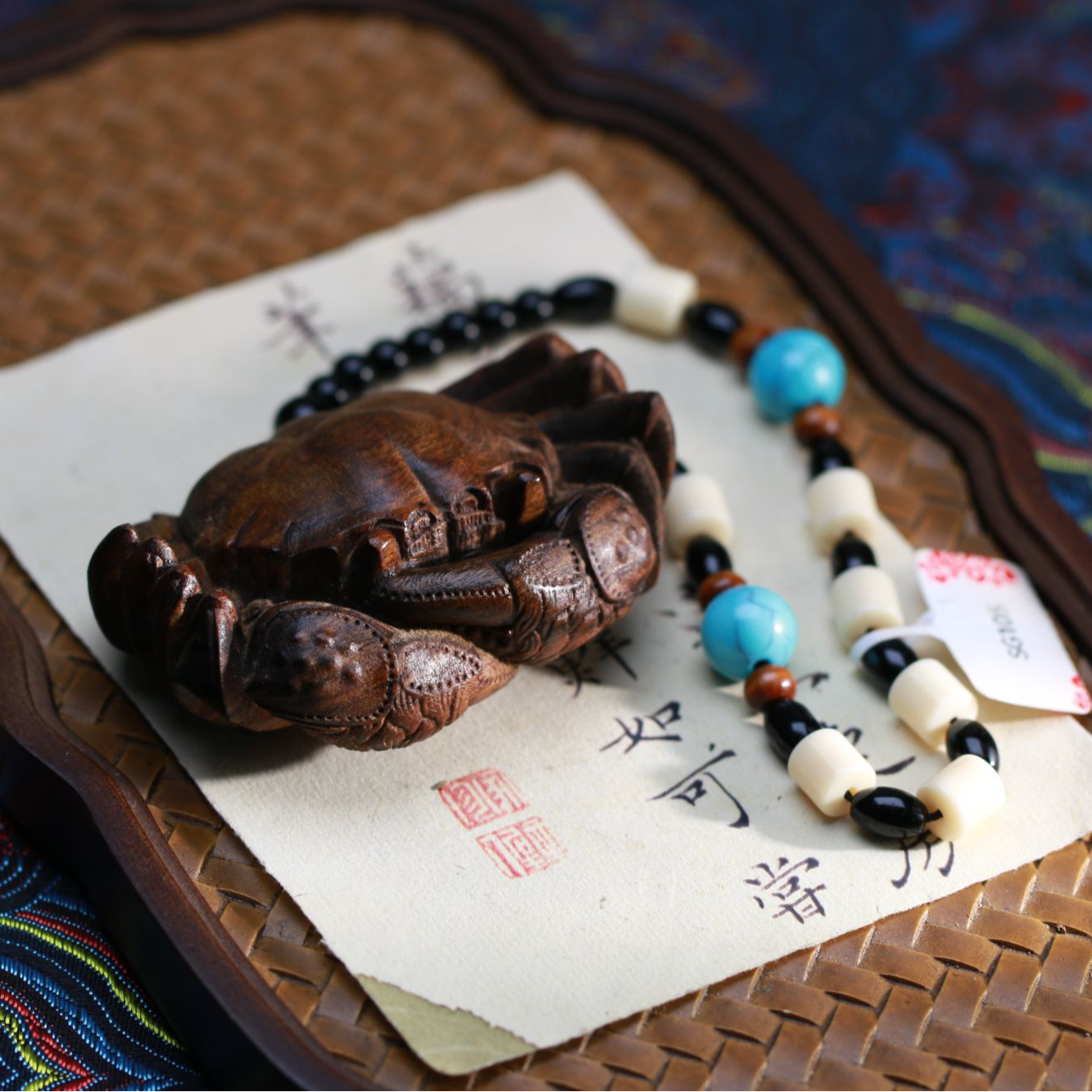 【曹总文玩】沉香木串（多样性发其一)SG105