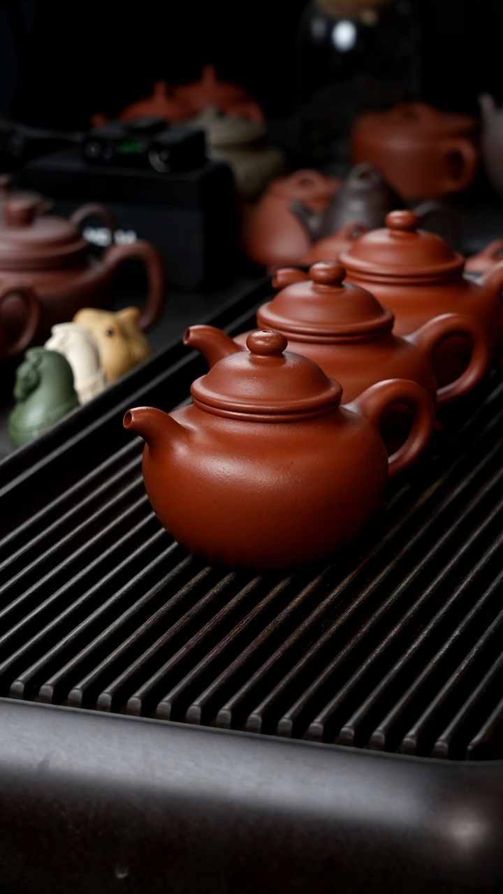 茶壶紫砂莲子朱泥2222222