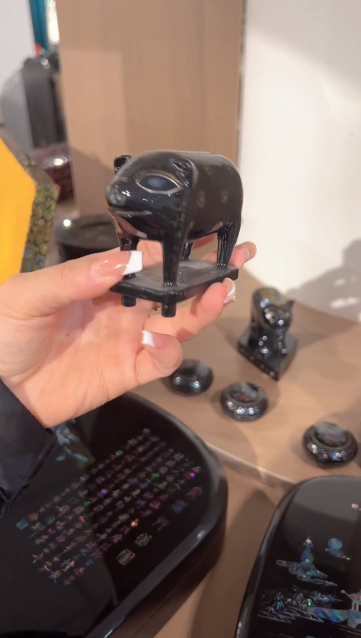 【闪购商品】微瑕老货·弘贝雅螺钿漆器文化馆 