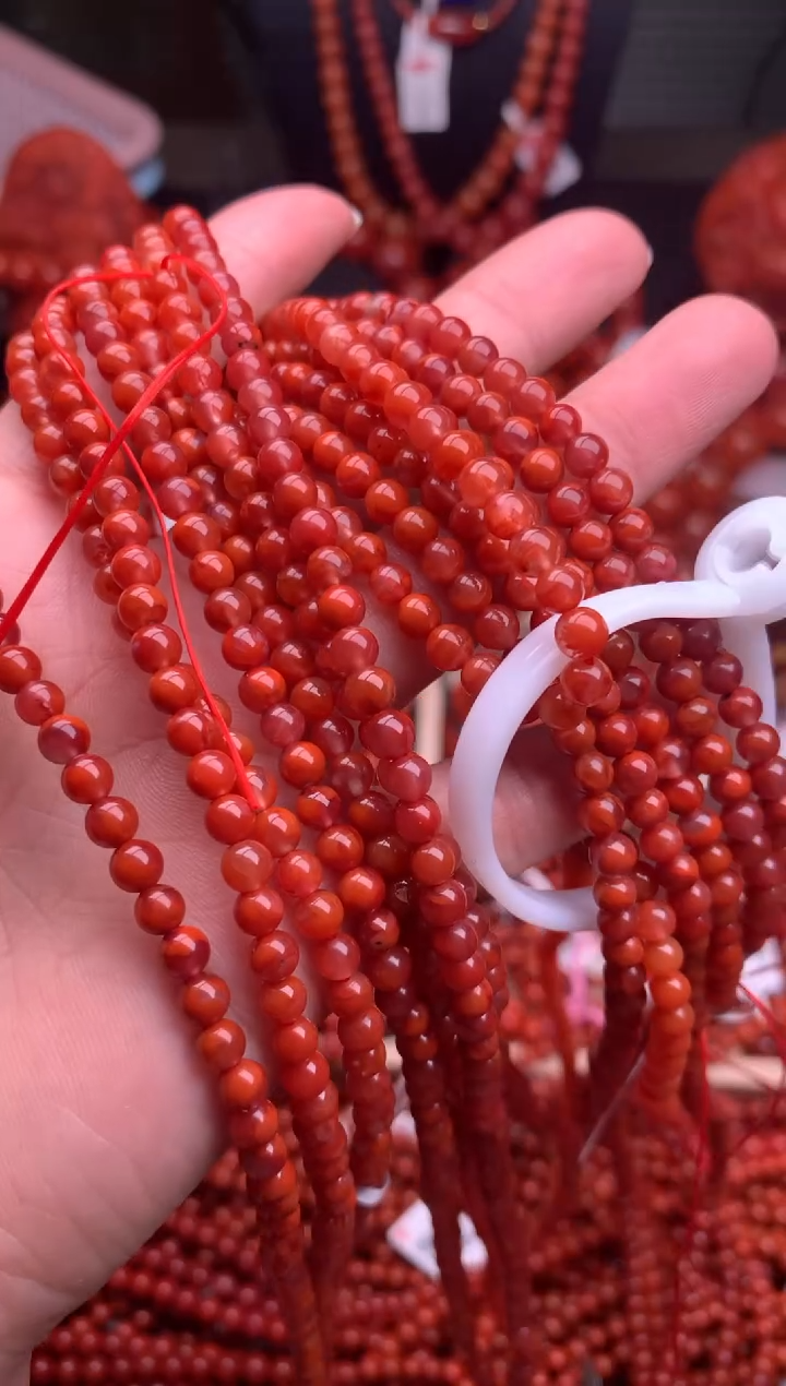 【闪购商品】南红玛瑙珠宝奇石未镶嵌4随机多样性/一条