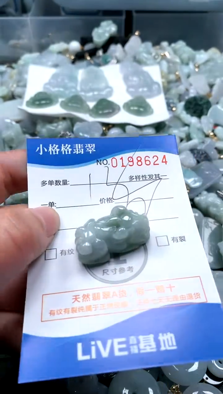 【闪购商品】翡翠颈饰未镶嵌闪购商品0198624