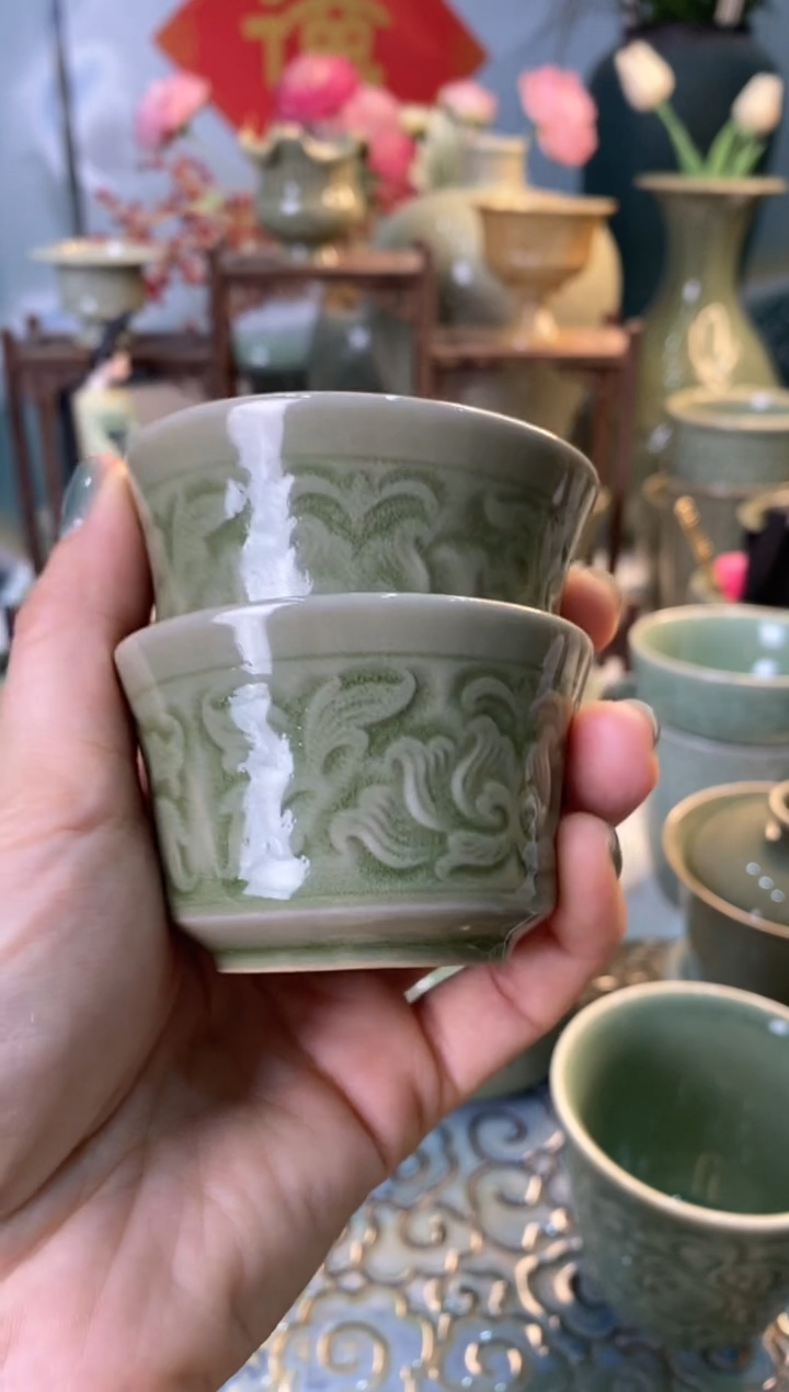 【闪购商品】011803汉阙杯【2只】微瑕50ml