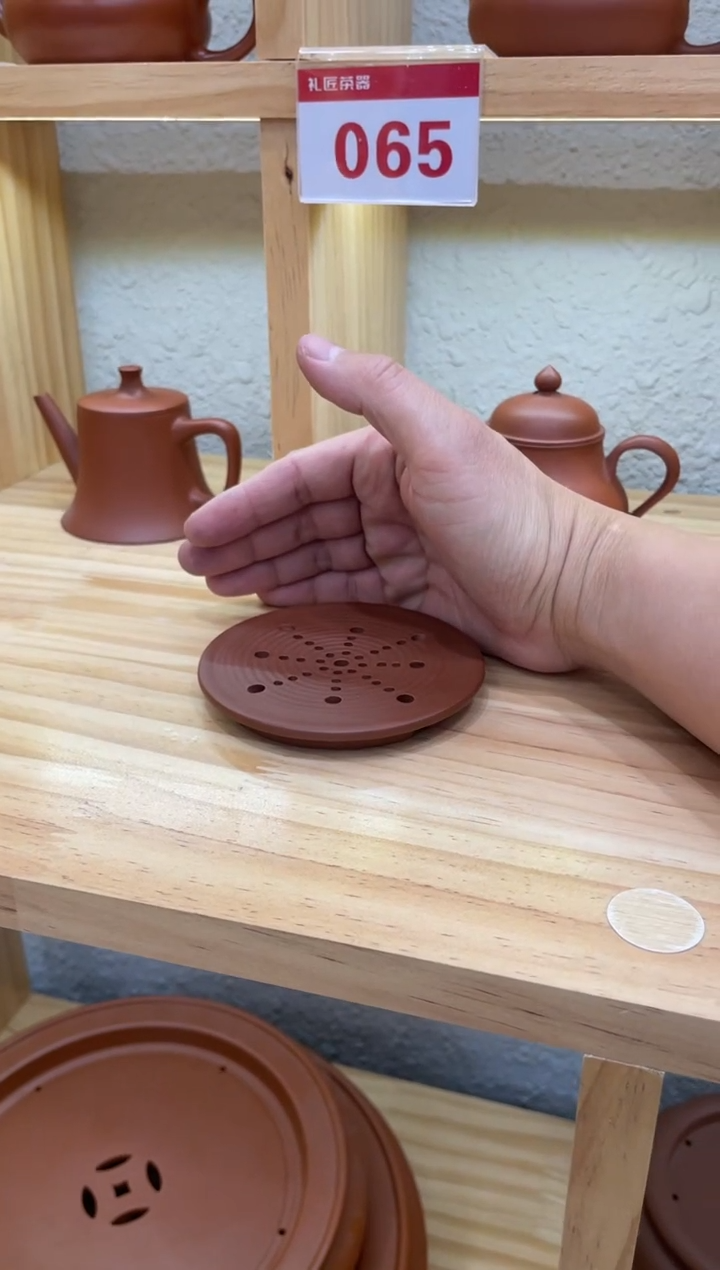 【闪购商品】镂空紫泥壶承，，，，，，
