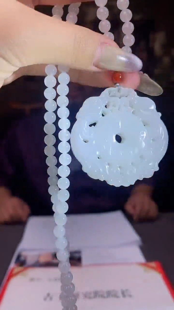 和田玉未镶嵌颈饰C092