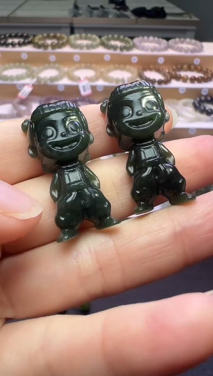 颈饰未镶嵌和田玉138号链接多样性发一