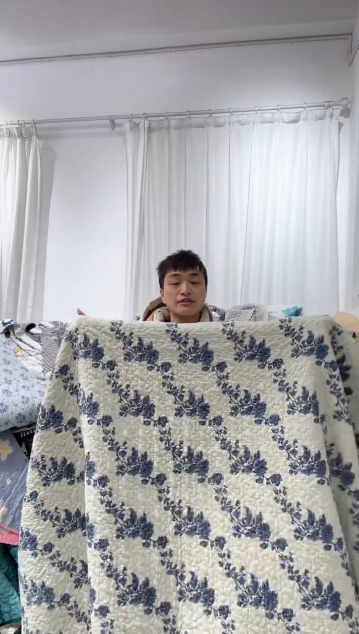 棉200*230纯棉床盖67号微瑕