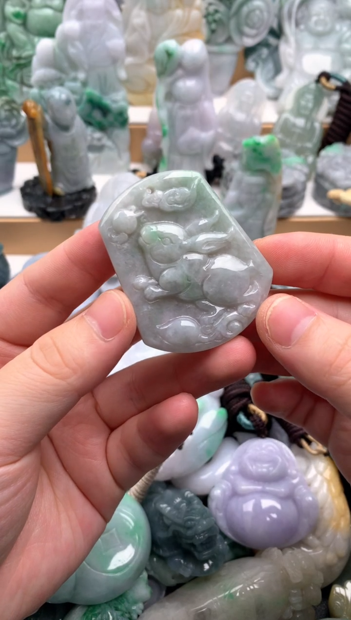 吊坠(不含链)未镶嵌翡翠1