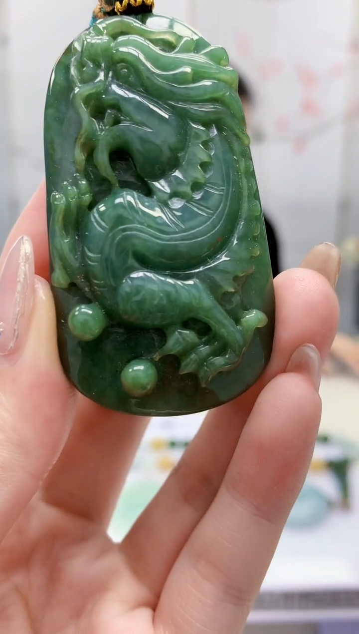 【闪购商品】定制翡翠未镶嵌4852jw-毛货挂件91