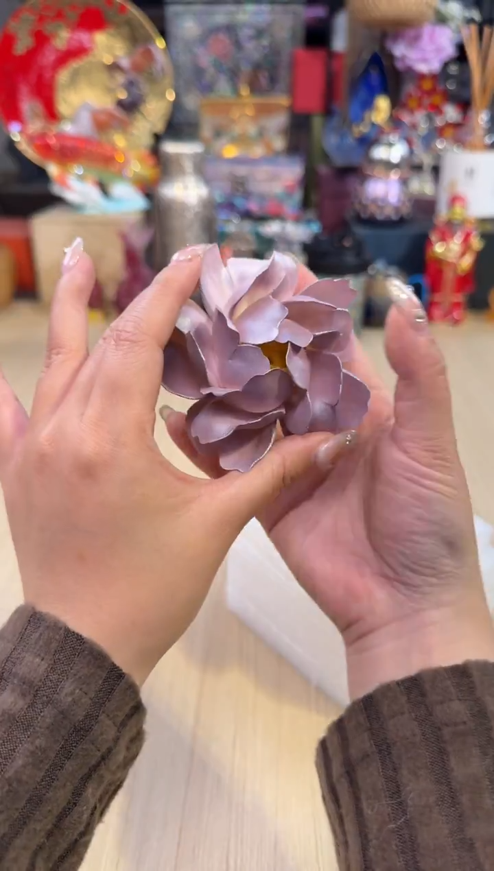 98手捏花香插-粉色
