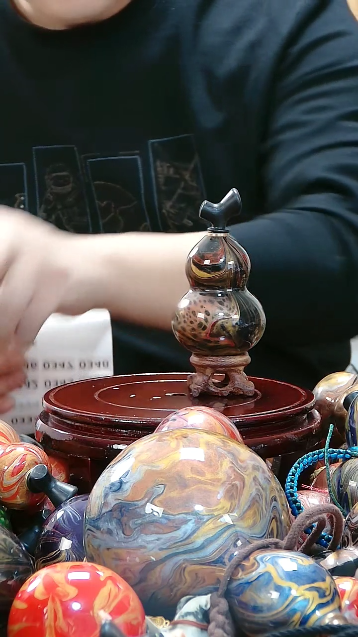 藤楼*羽葫芦摆件把件   361