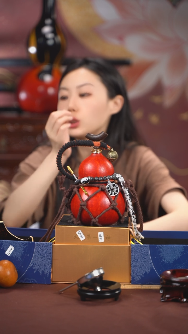 【闪购商品】030号600ml左右非遗漆器酒葫芦
