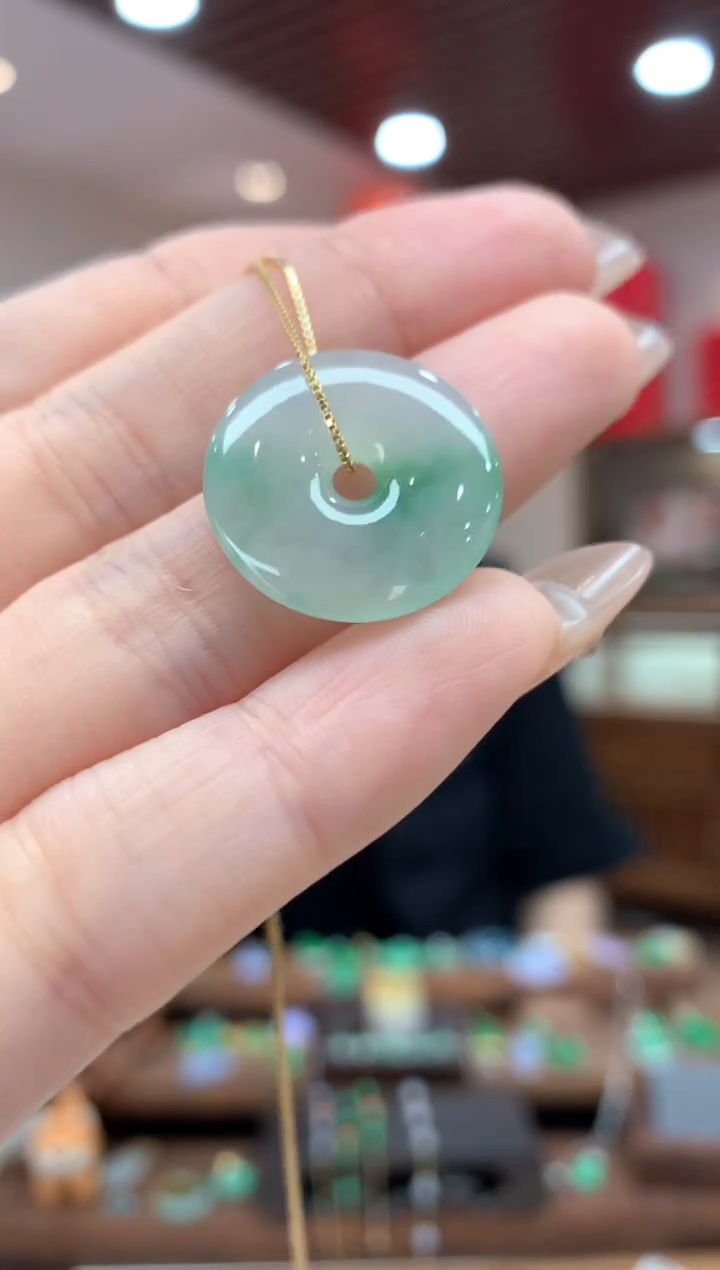 【闪购商品】翡翠吊坠(不含链)未镶嵌平安扣