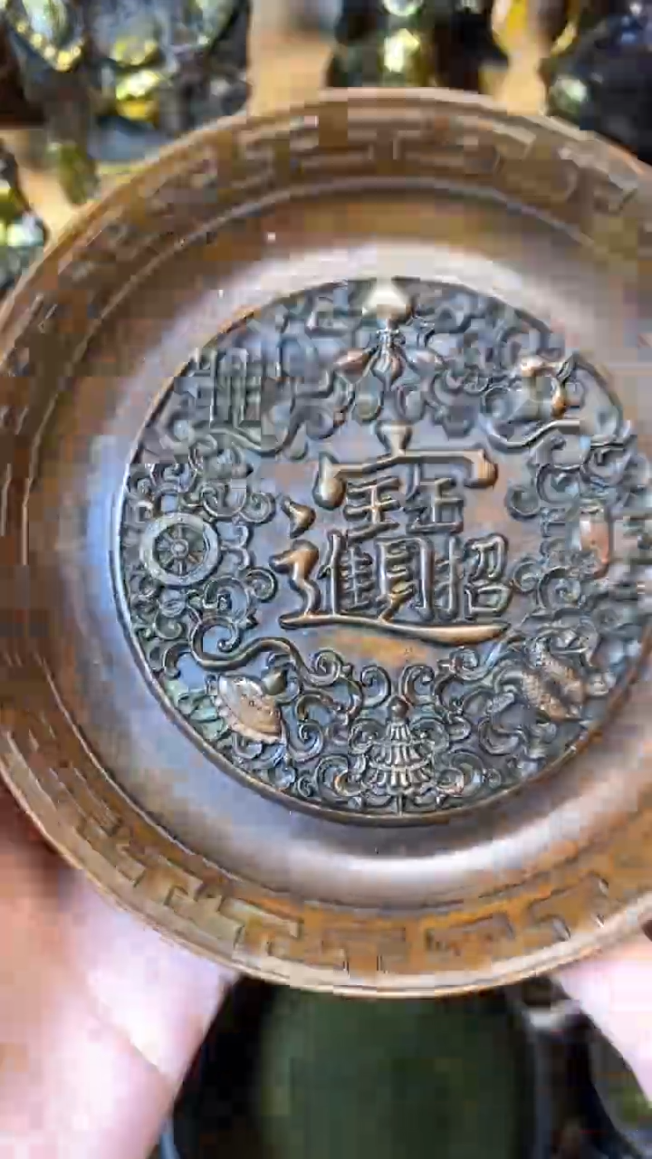 高端精品铜器铜器盘