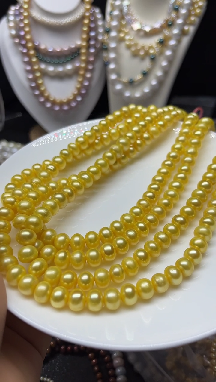 淡水珍珠未镶嵌颈饰多人