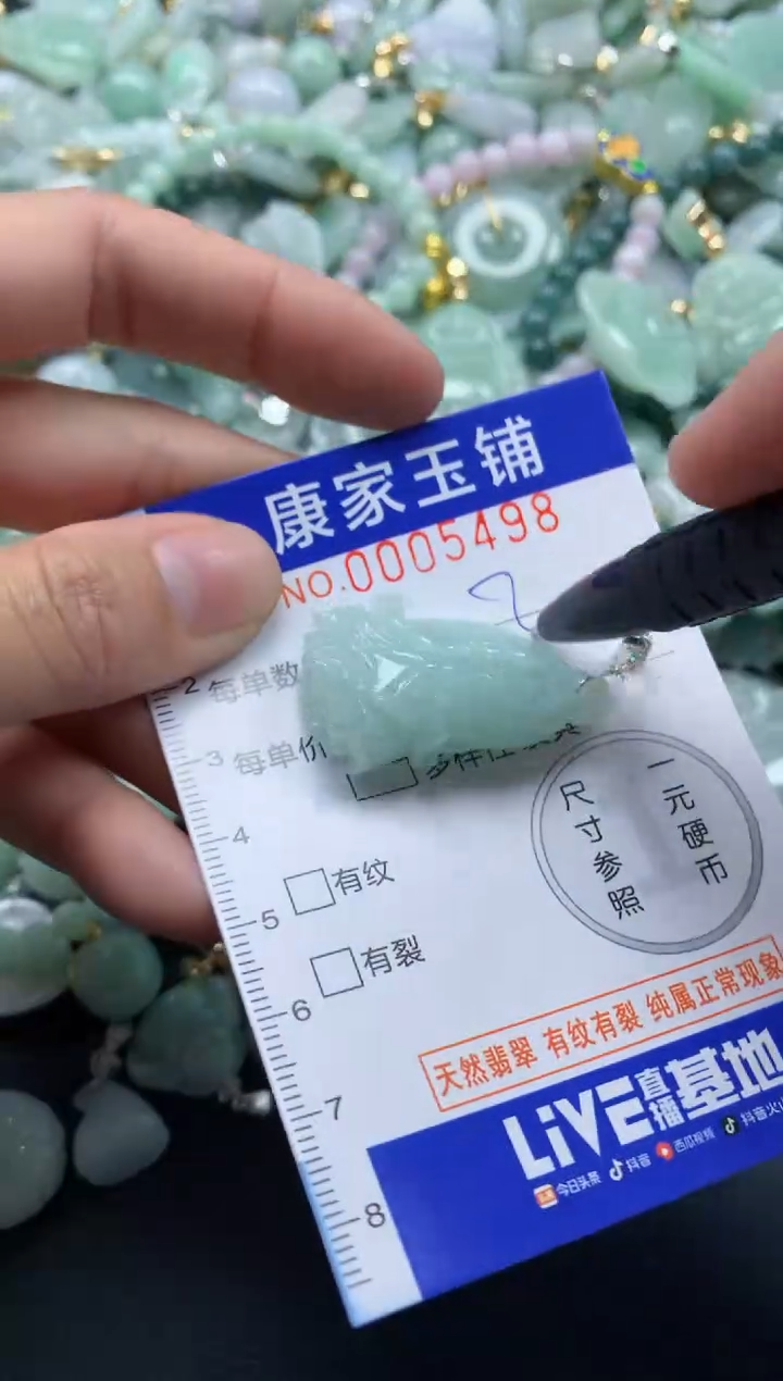 颈饰未镶嵌翡翠5498