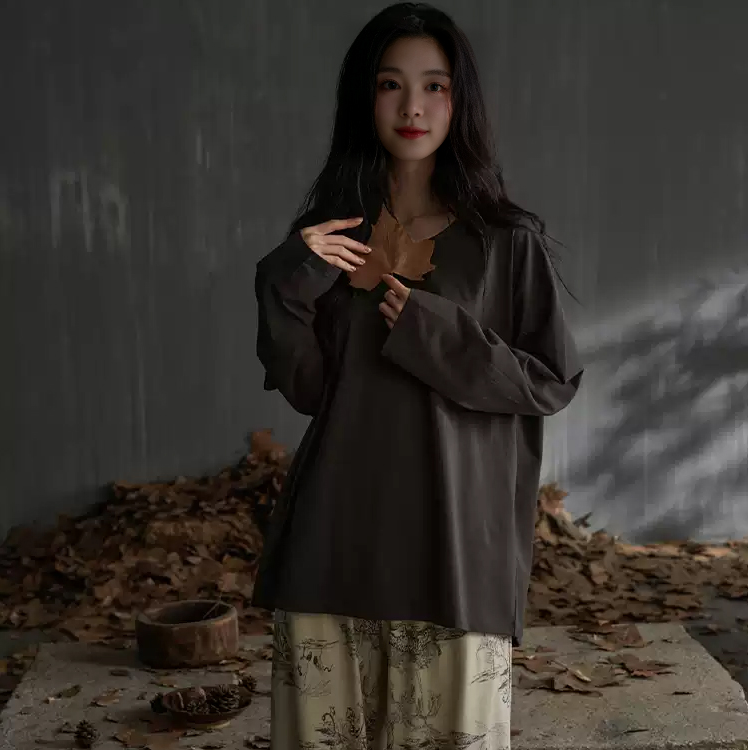 长袖女长裤秋季男睡衣家居服套装套装时尚百搭复古可外穿