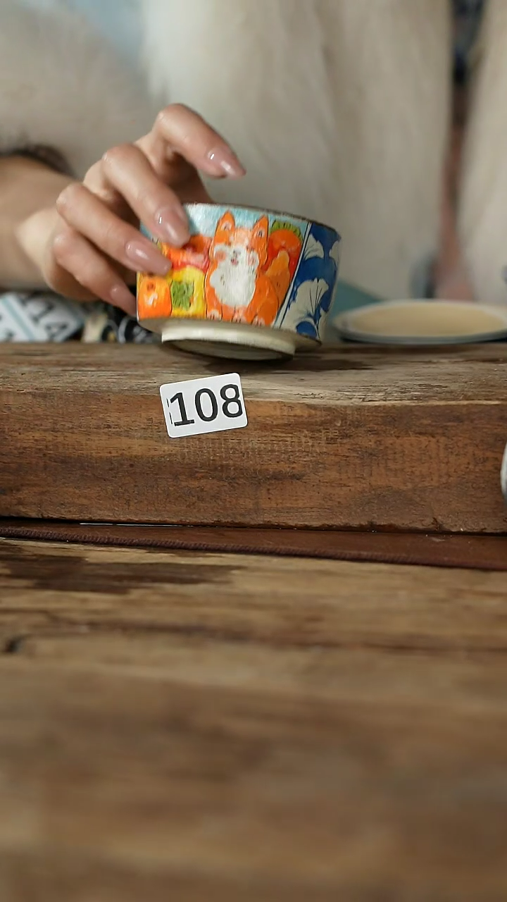 【闪购商品】瓷片设计师系列/手作杯迷糊