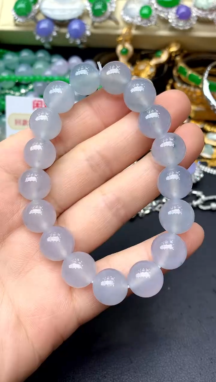 未镶嵌手串翡翠云*?219 -中国好珍宝
