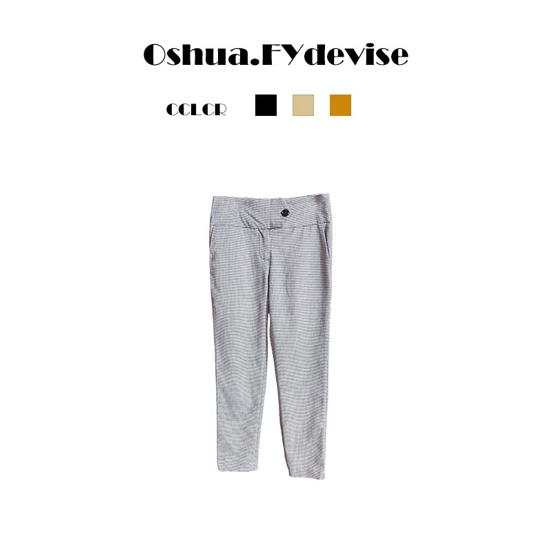 品牌订单时尚定制日本面料复古小脚裤