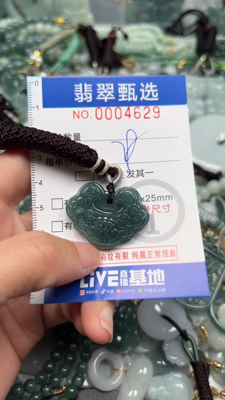 【闪购商品】翡翠颈饰未镶嵌00..4629