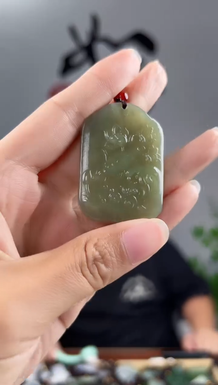 和田玉未镶嵌颈饰拍一发一，多样性发货